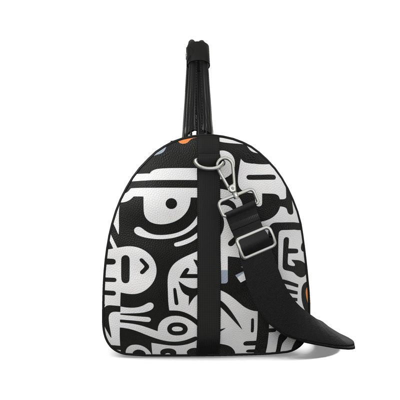Lizkela Cubism Inspired Print Duffle Bag