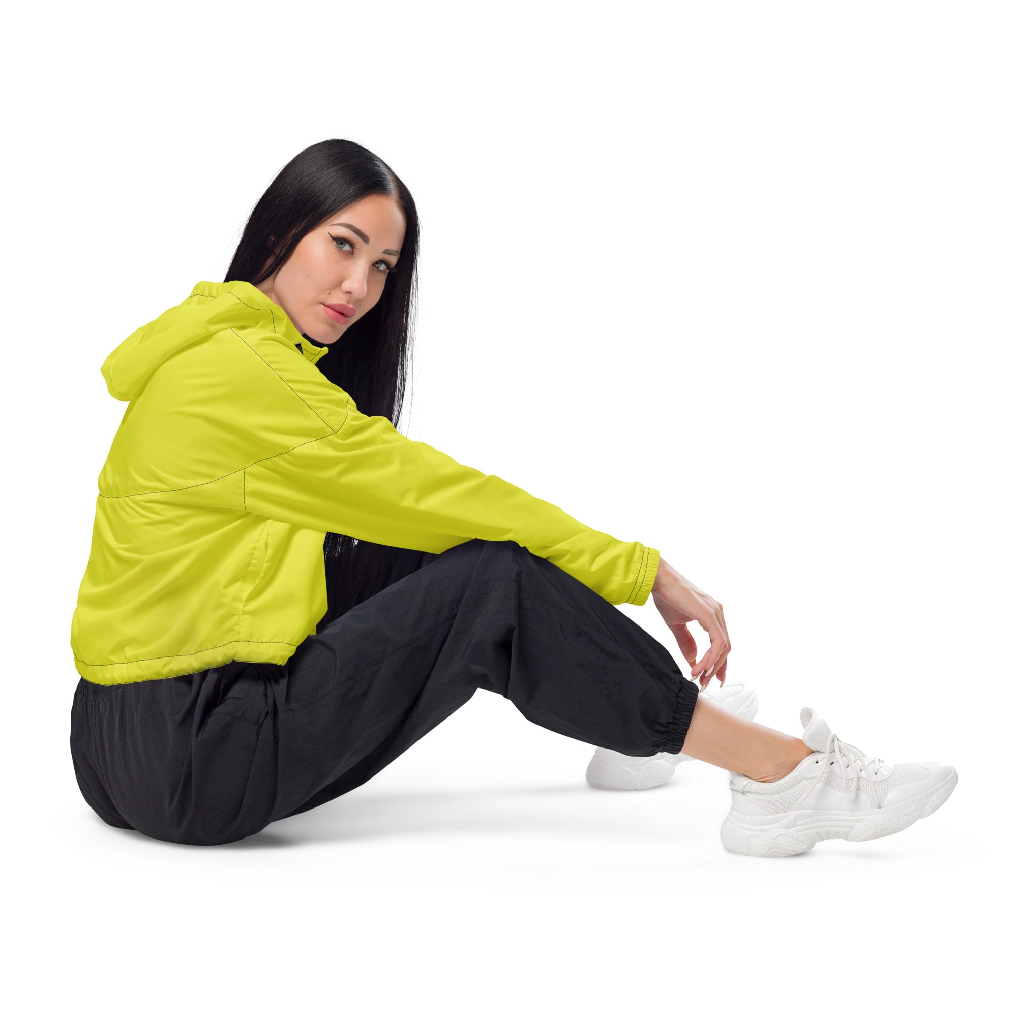 Electric Lime Women's Windbreaker