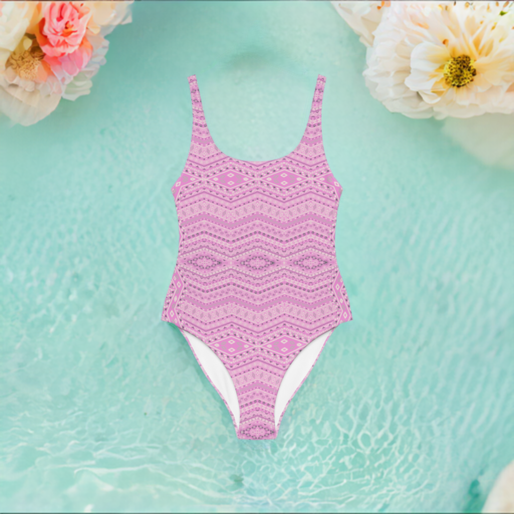 Bohemian Rose One-Piece Swimsuit