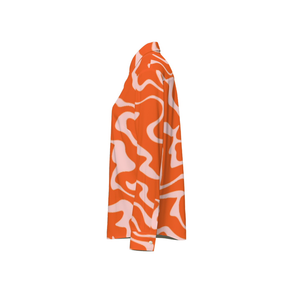 Tango Tangerine Women's Wrinkle Free Silky Like Texture