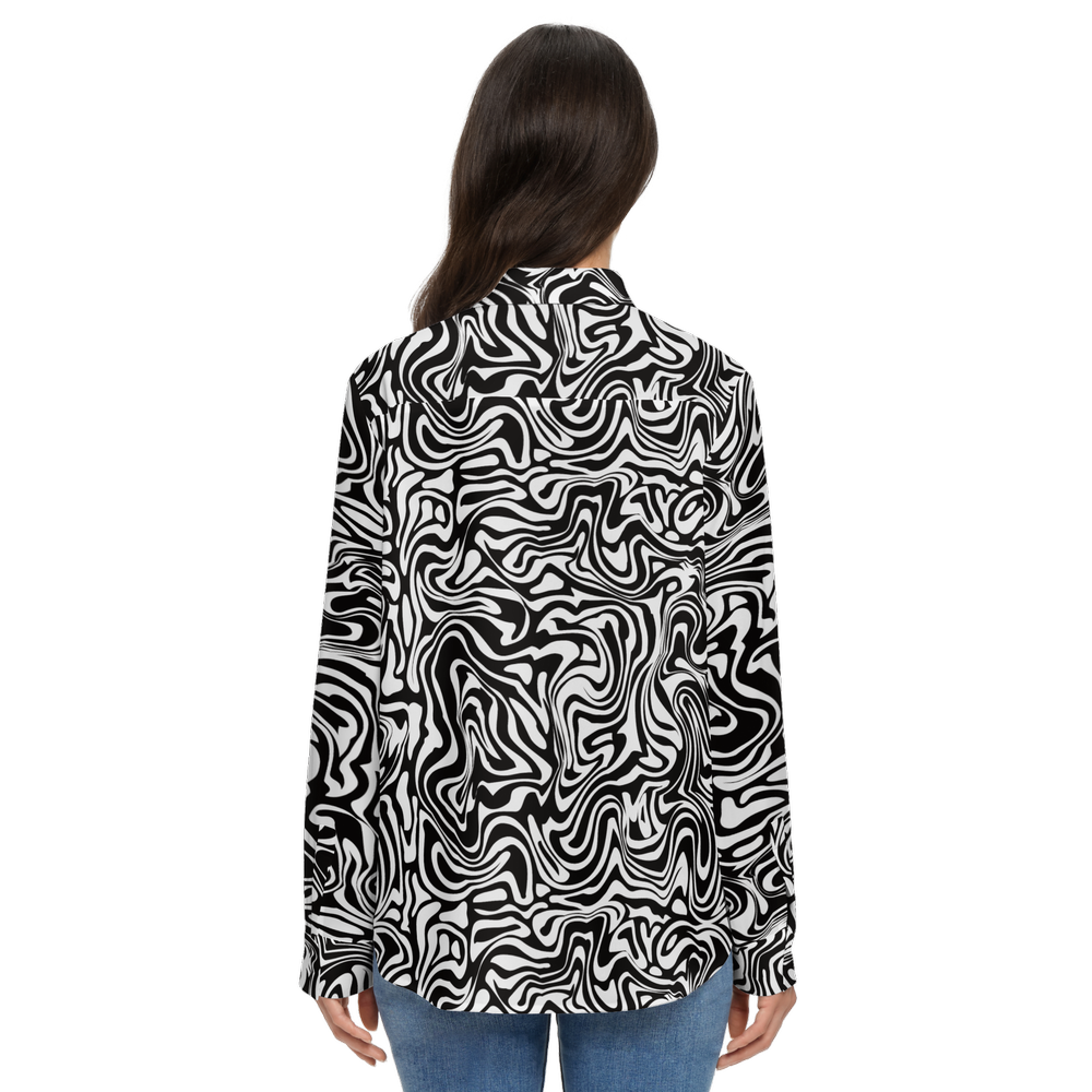 Safari Women's Classic Long Sleeve Button-Up Shirt