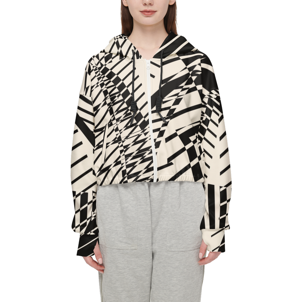 Asha Women’s Cropped Full-Zip Jacket