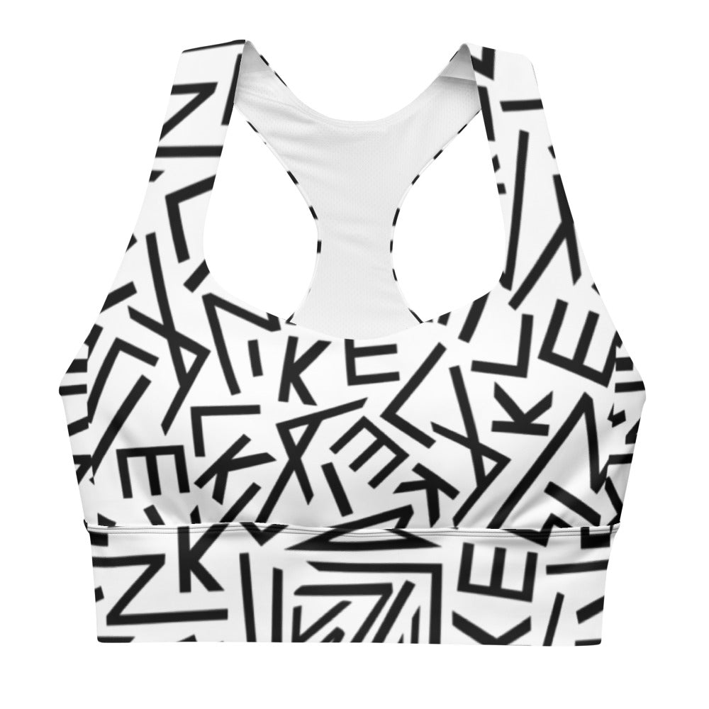 Lizkela All-Over Print Sports Bra