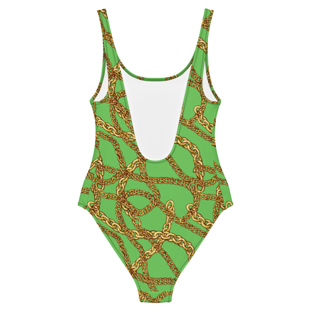 Aicha - Emerald Green One-Piece Swimsuit