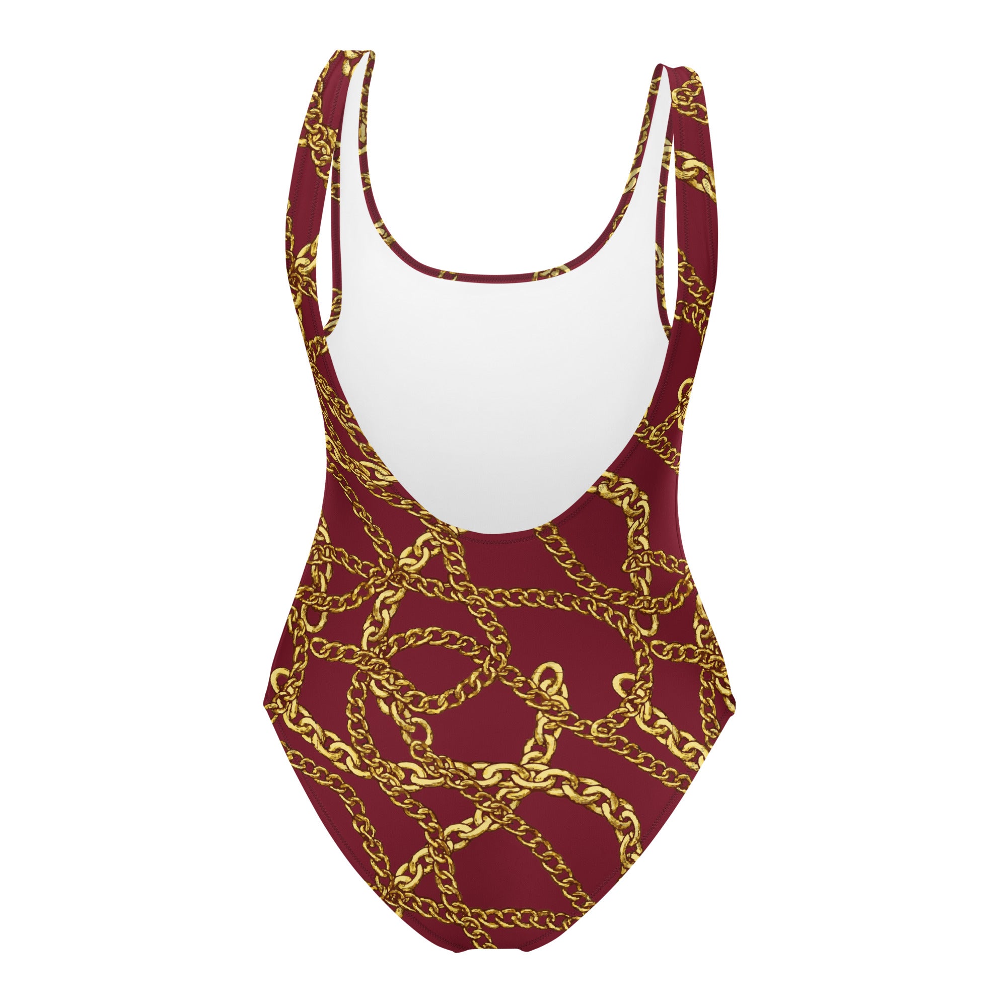 Aicha - Ruby Burgundy One-Piece Swimsuit