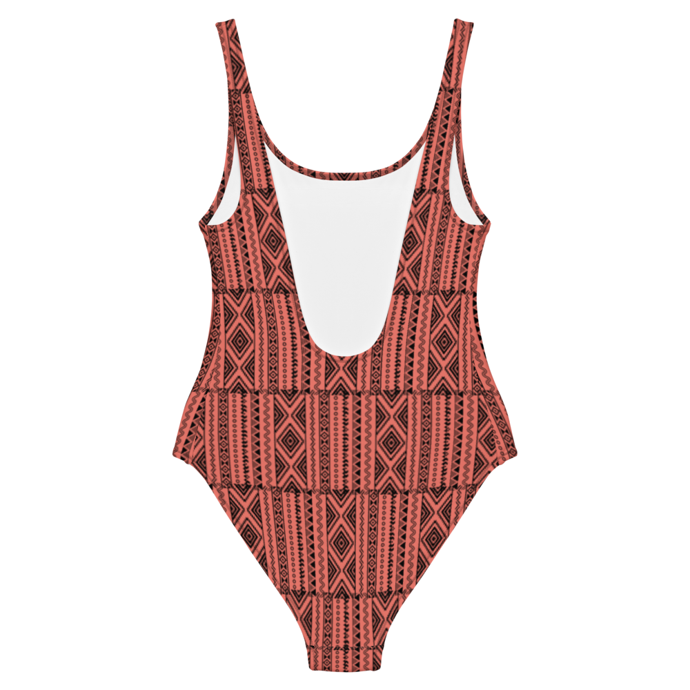 Sasha Orange One-Piece Swimsuit