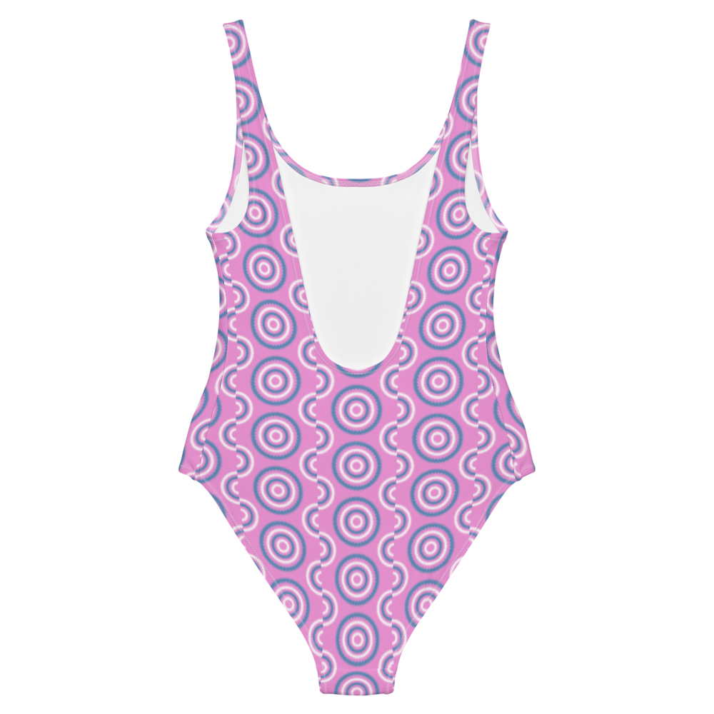 Misty-Lavender One-Piece Swimsuit