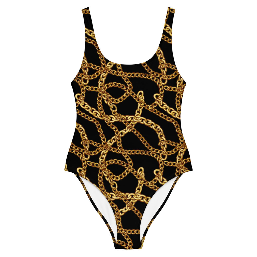 Aicha - Radiant Black One-Piece Swimsuit