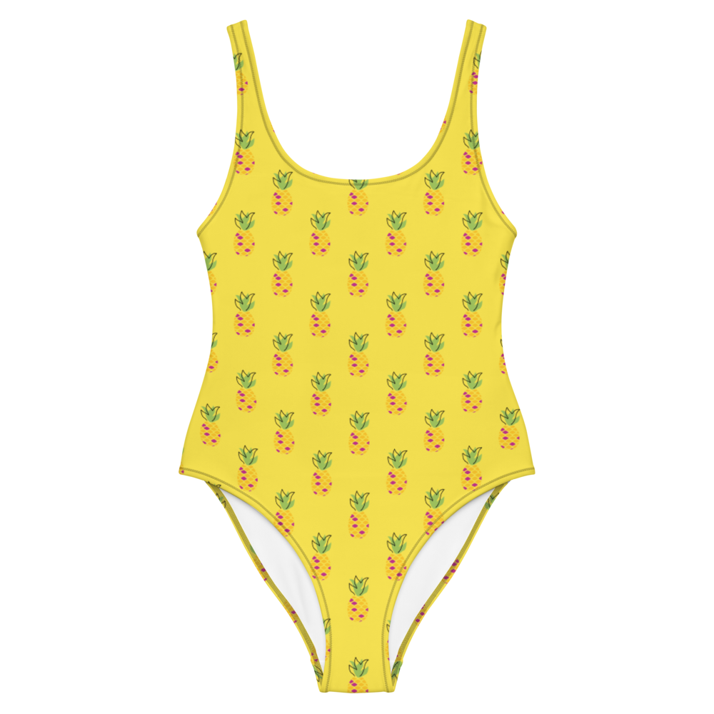 Katlego Yellow One-Piece Swimsuit