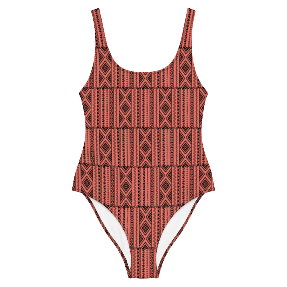 Sasha Orange One-Piece Swimsuit