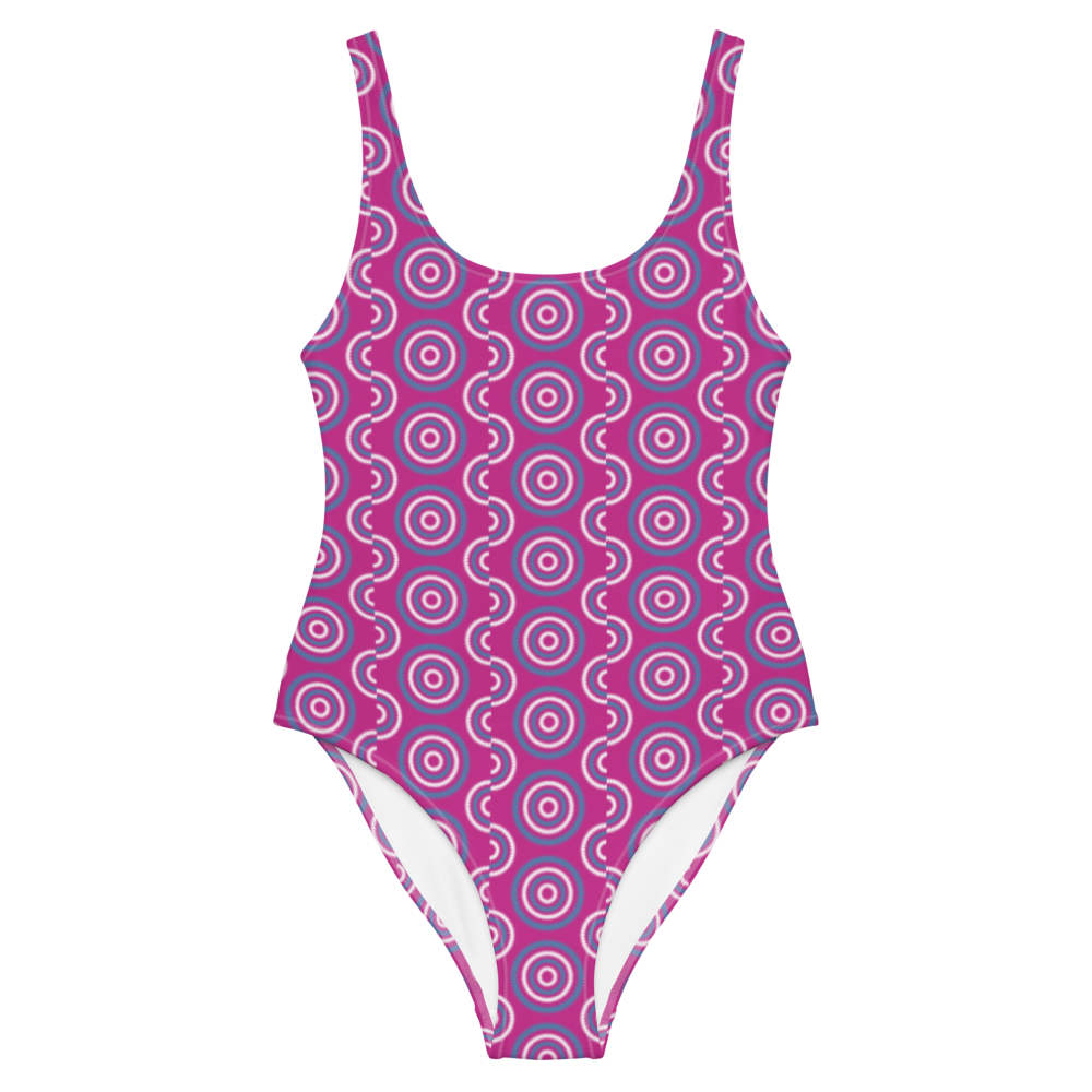Misty-Violet One-Piece Swimsuit