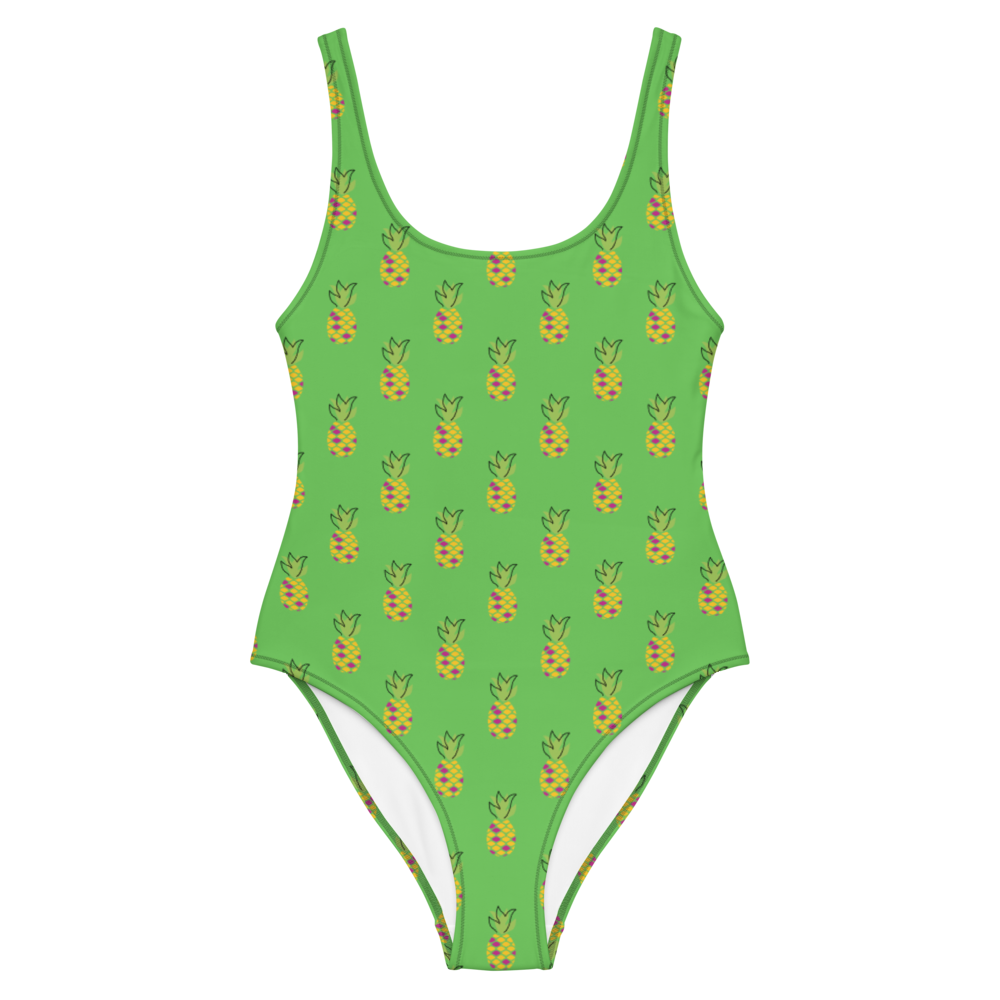 Katlego Green One-Piece Swimsuit