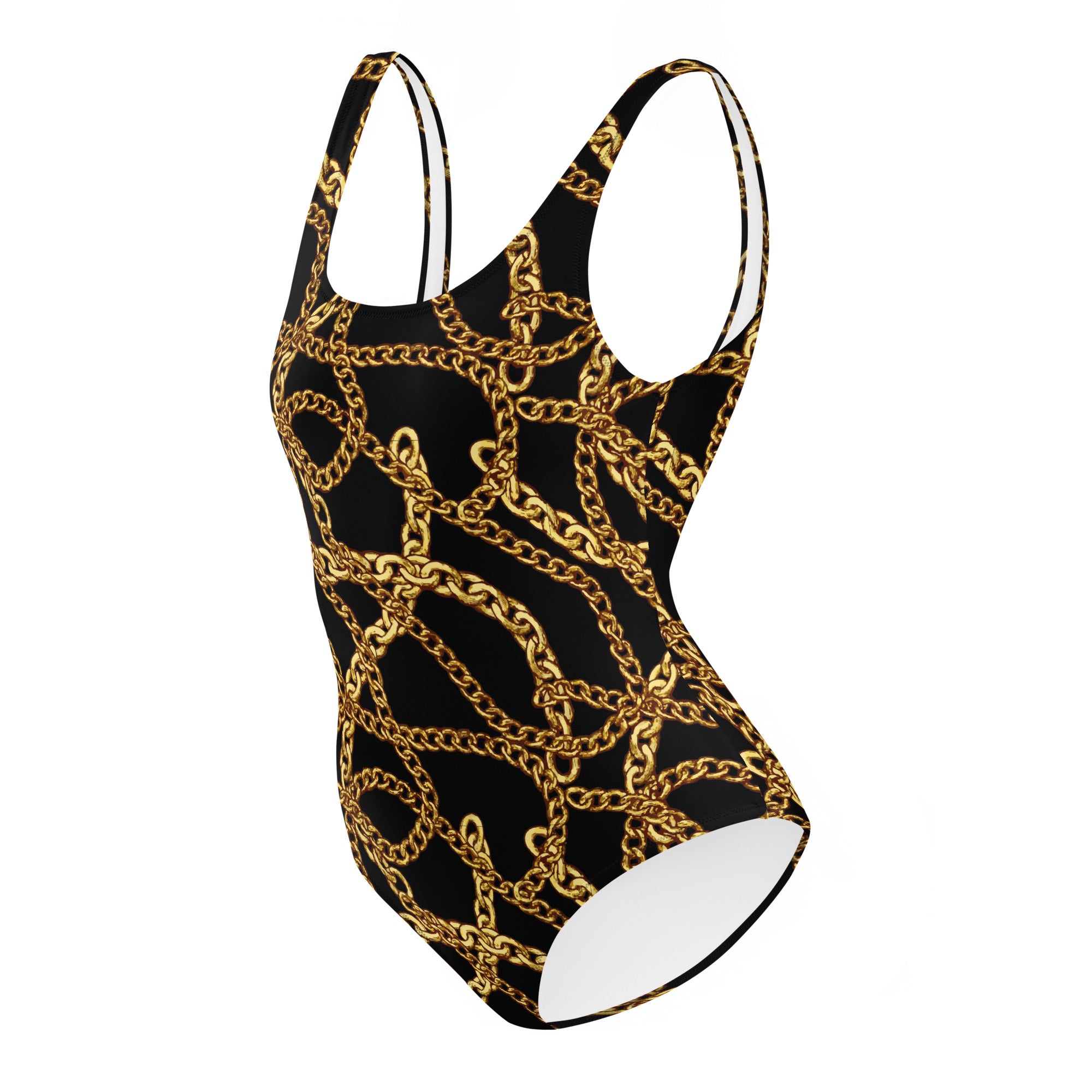 Aicha - Radiant Black One-Piece Swimsuit