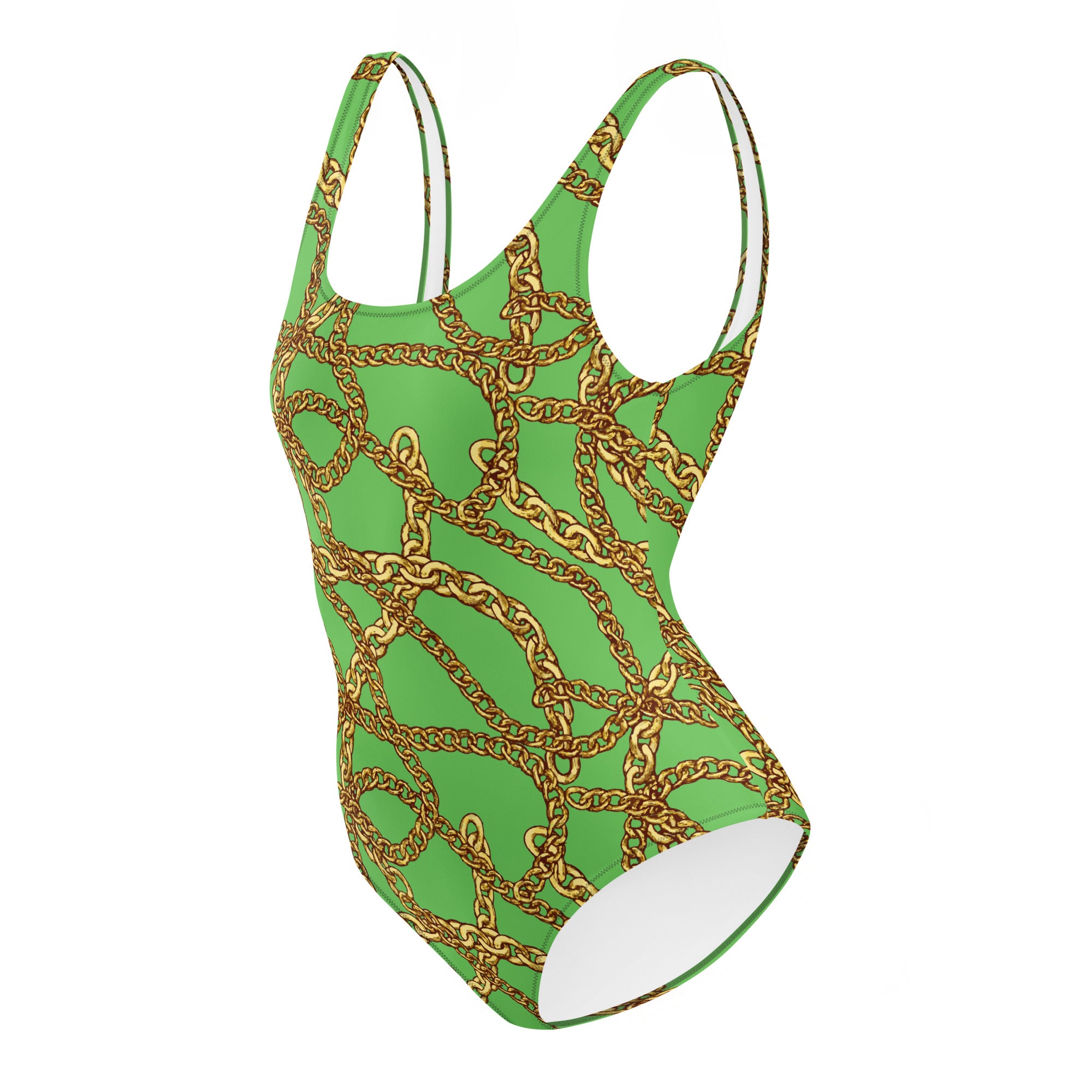 Aicha - Emerald Green One-Piece Swimsuit
