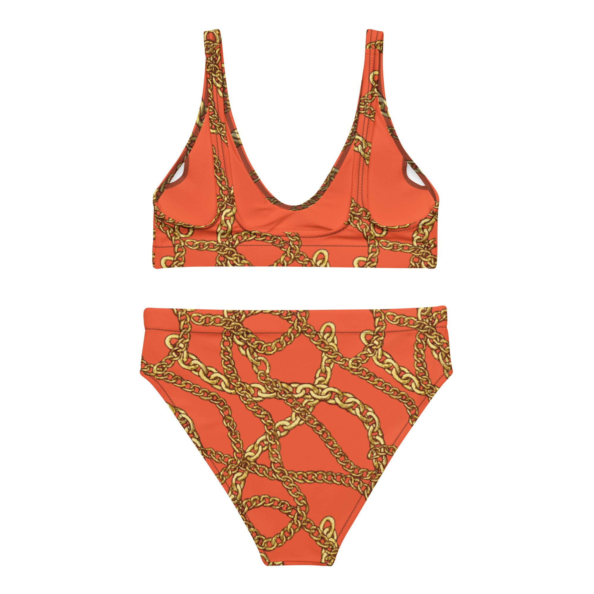 Aicha - Wild Orange (Two Piece Bikini)