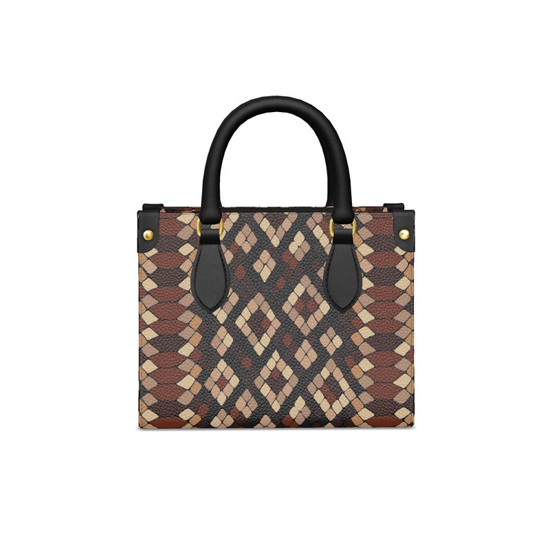 Lizkela Viper Leather Shopper Bag