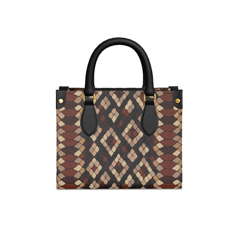 Lizkela Viper Leather Shopper Bag