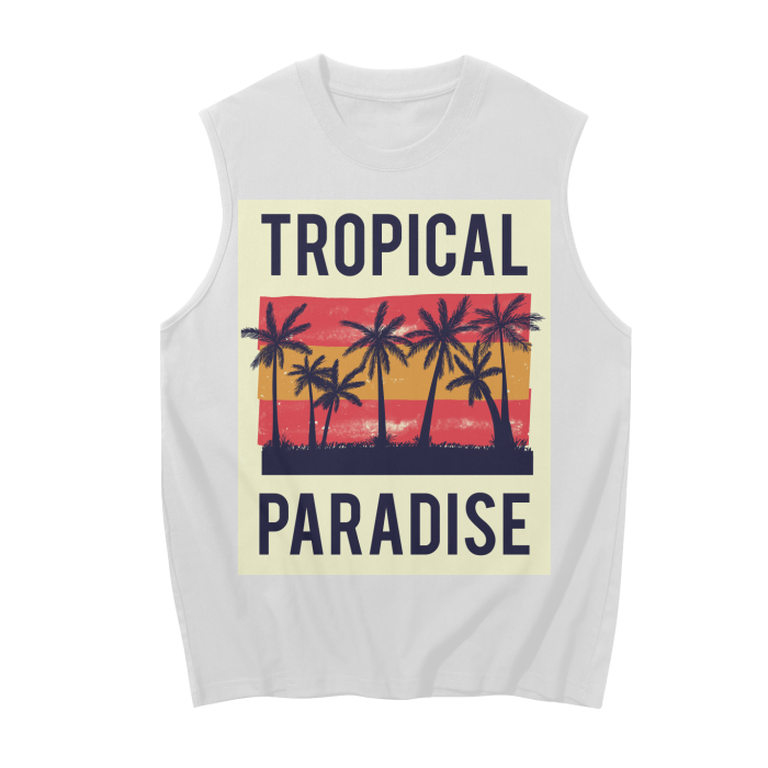 Tropical Paradise Sleeveless Tank Top