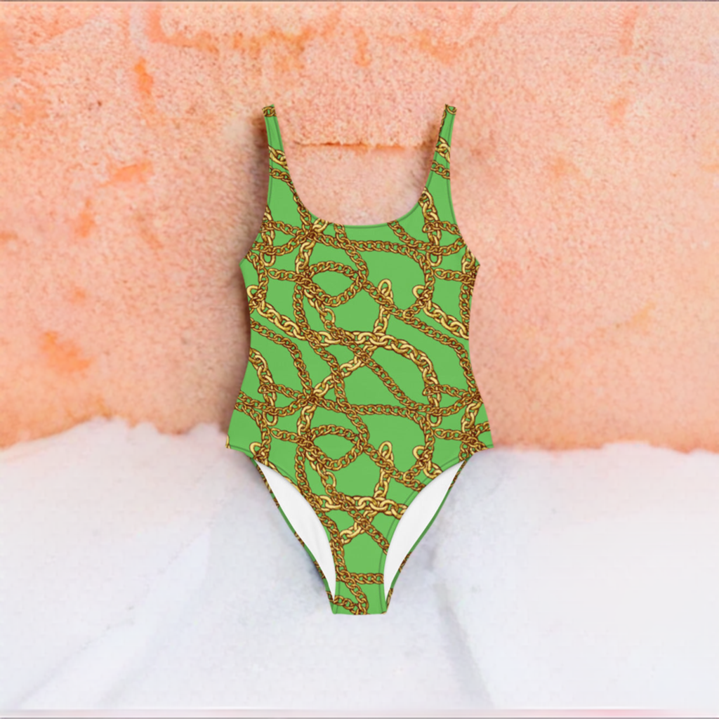 Aicha - Emerald Green One-Piece Swimsuit