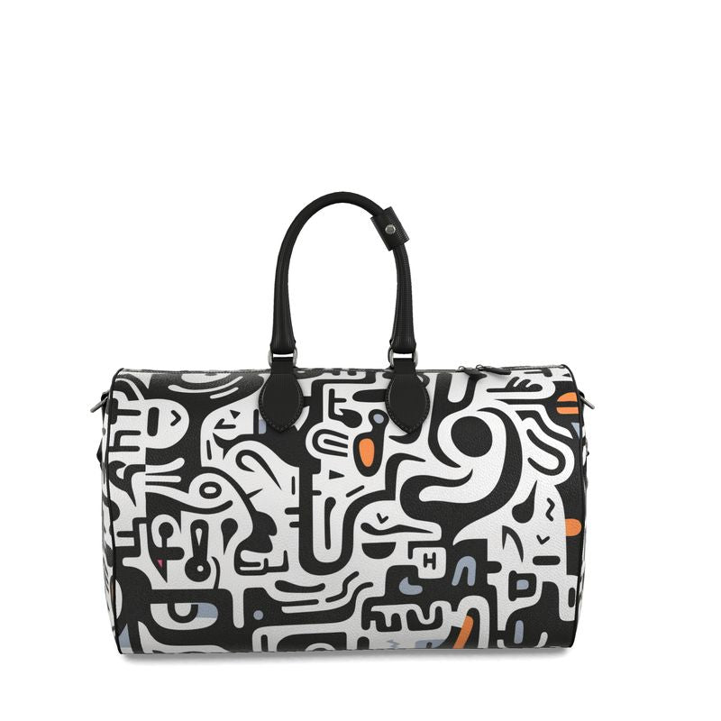 Lizkela Cubism Inspired Print Duffle Bag