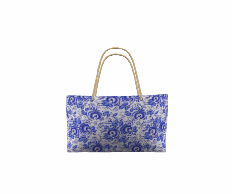 Vintage Peonies Weekender Tote