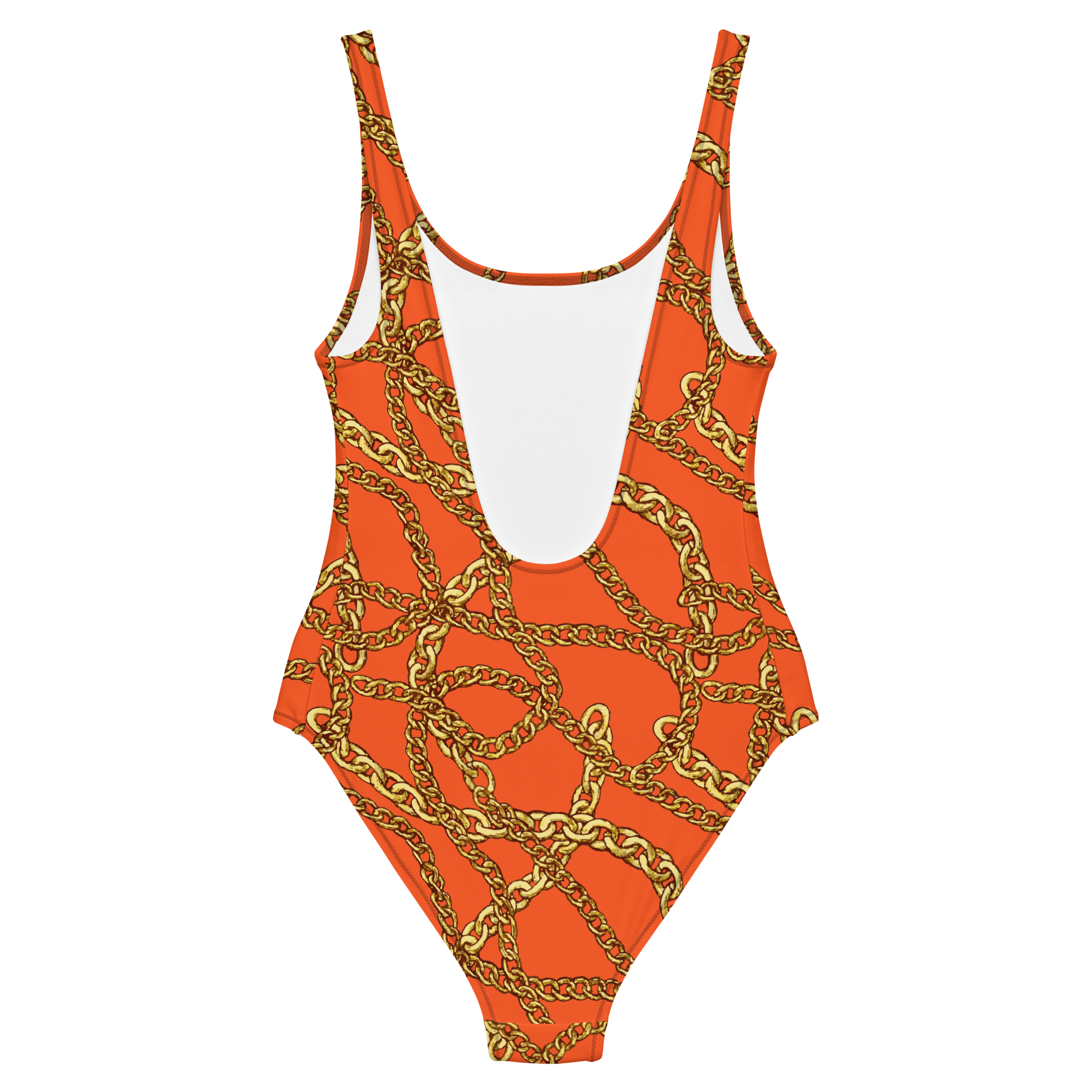 Aicha - Wild Orange One-Piece Swimsuit