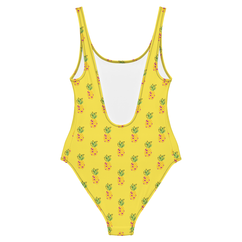 Katlego Yellow One-Piece Swimsuit