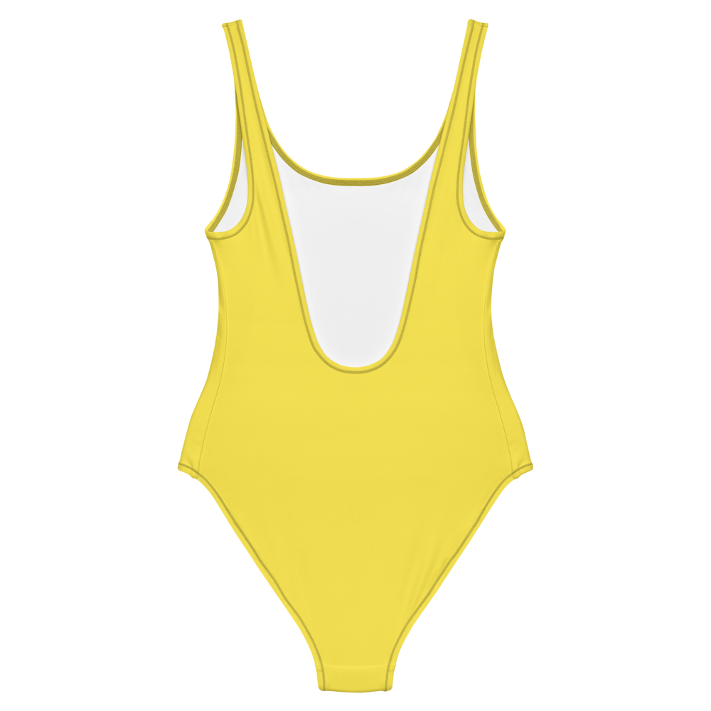 Yellow Daisy One-Piece Swimsuit