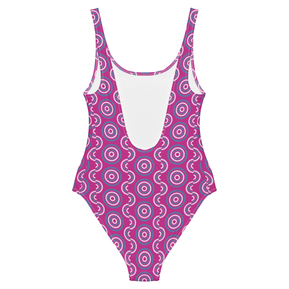 Misty-Violet One-Piece Swimsuit