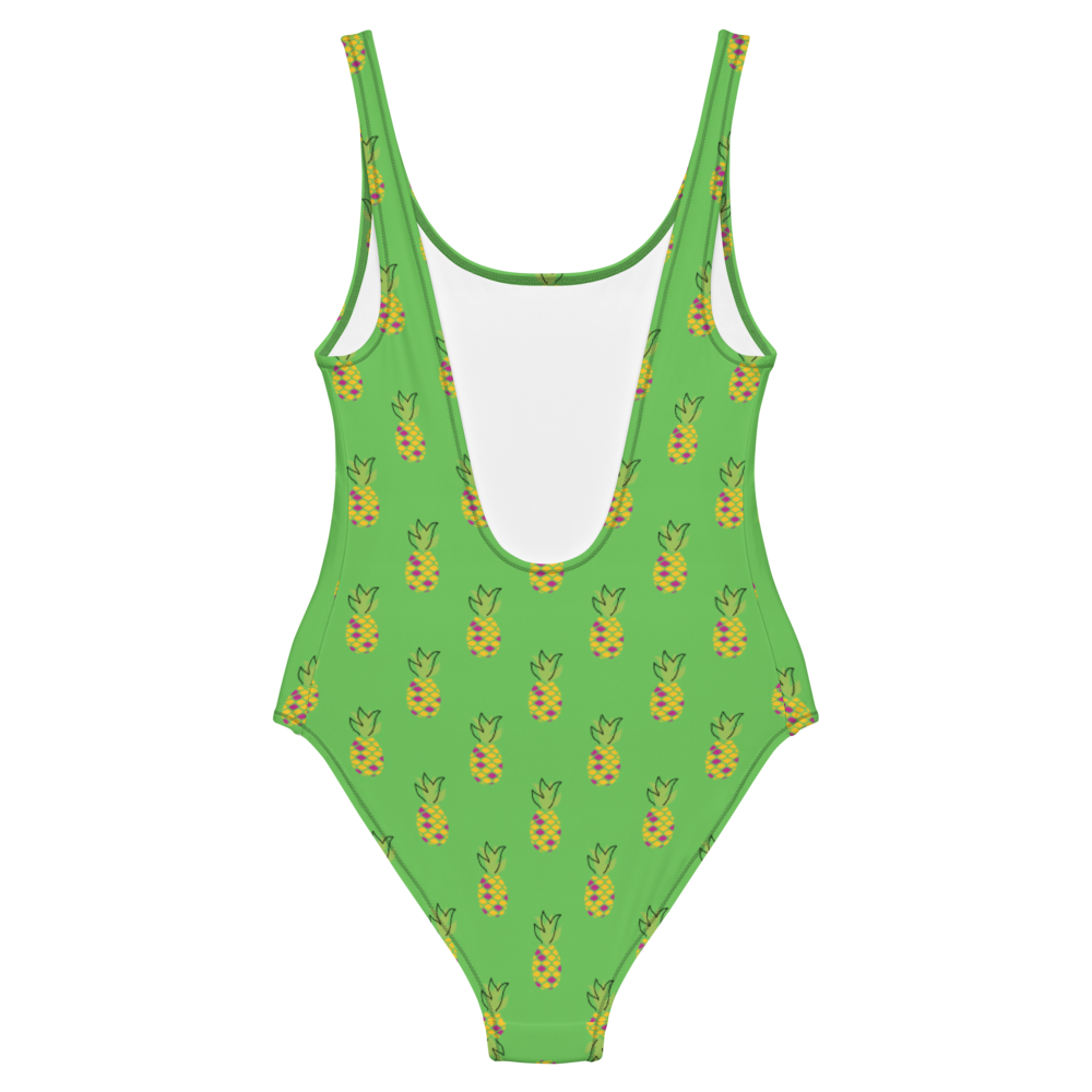 Katlego Green One-Piece Swimsuit