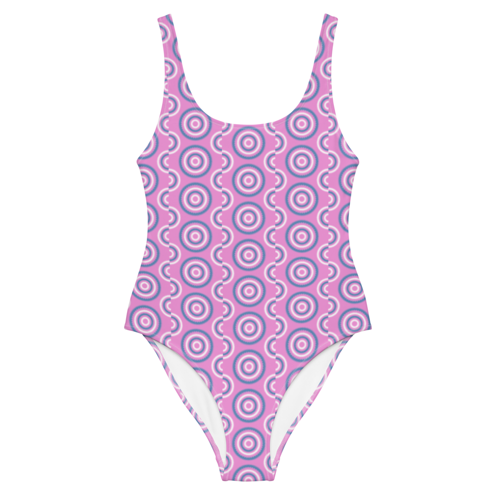 Misty-Lavender One-Piece Swimsuit