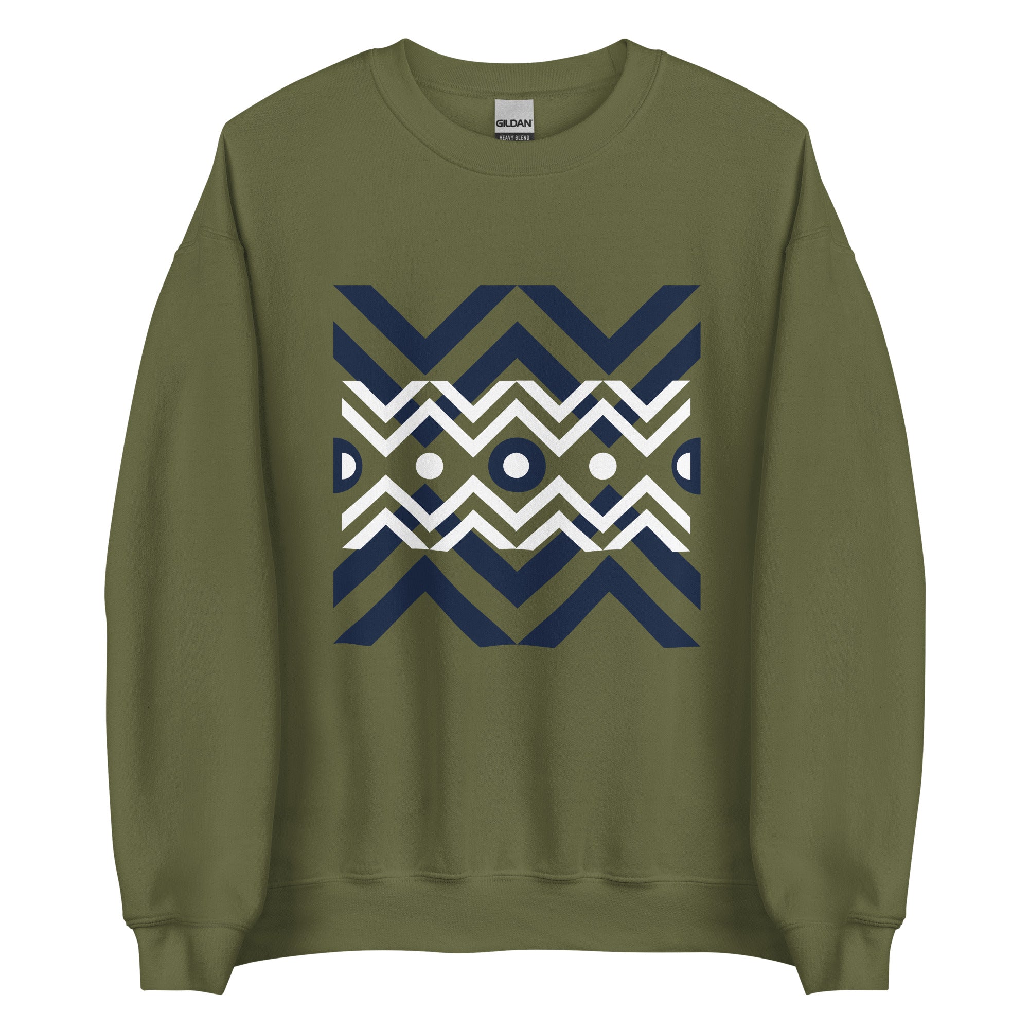 Zigzag Pattern Sweatshirt